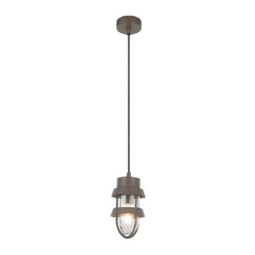 Zambelis E172 - Spoljašnji luster 1xE27/40W/230V IP54 braon
