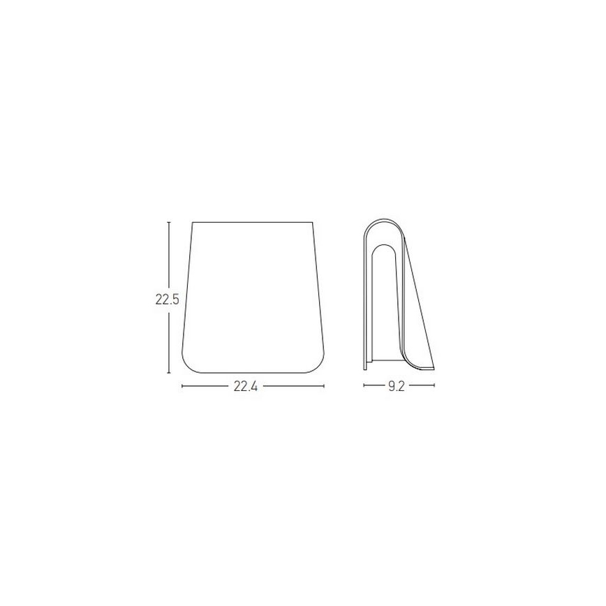 Zambelis E245 - LED spoljno zidno svetlo LED/6W/230V IP54 antracit