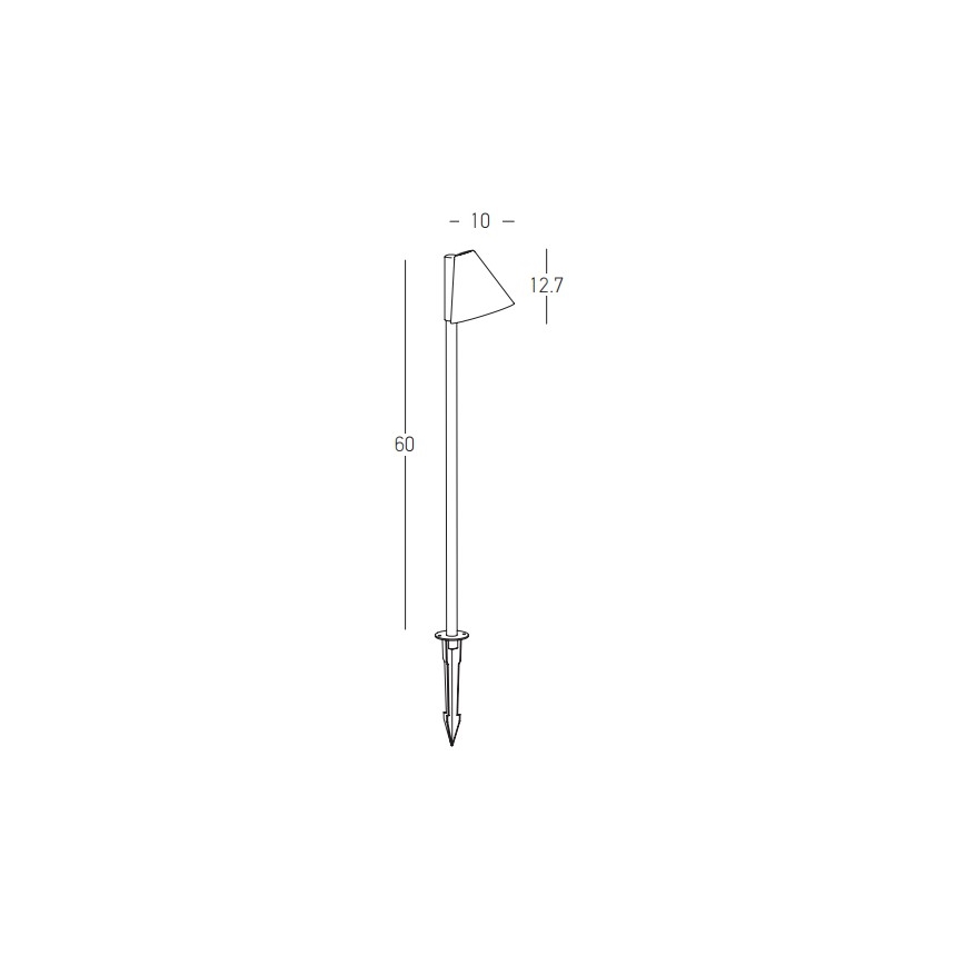 Zambelis E281 - Spoljašnja lampa 1xGU10/20W/230V IP65 antracitna