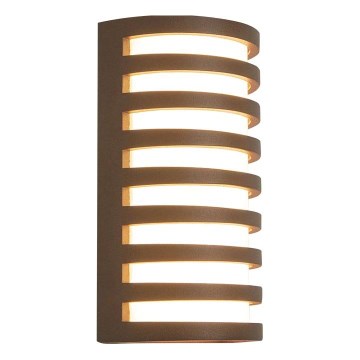 Zambelis E341 - LED spoljašnje zidno svetlo LED/10W/230V 3000K IP65 braon