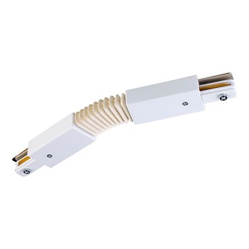 Završna kapica za šinski sistem TRACER, jednofazna, fleksibilna, bela