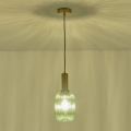 Zeleni luster TOPAZ na sajli 1xE27/15W/230V, prečnik 13 cm