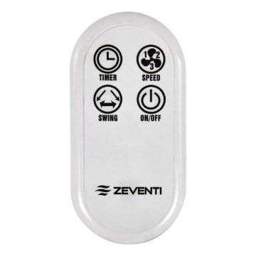 ZEVENTI - Daljinski upravljač za ventilatore FREEZE, beo