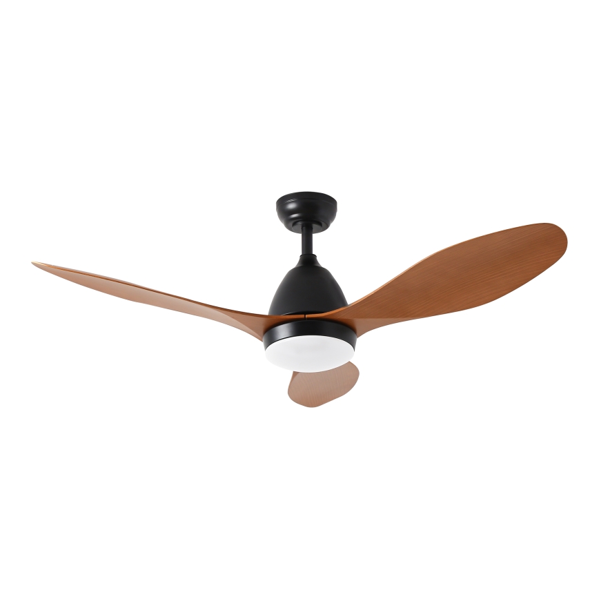 ZEVENTI - LED plafonski ventilator MURO LED/18W/230V 3000/4000/6000K Wi-Fi Tuya crna + daljinski upravljač