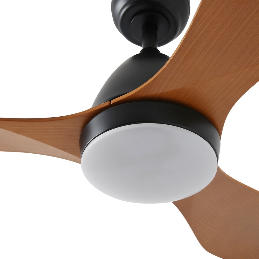 ZEVENTI - LED plafonski ventilator MURO LED/18W/230V 3000/4000/6000K Wi-Fi Tuya crna + daljinski upravljač