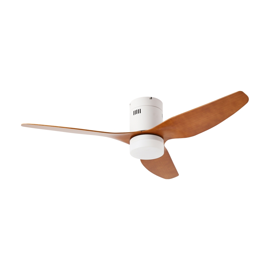 ZEVENTI - LED plafonski ventilator PADUA LED/18W/230V 3000-6000K Wi-Fi Tuya bela/braon + daljinski upravljač