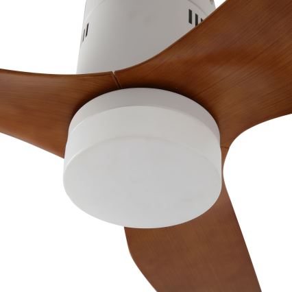 ZEVENTI - LED plafonski ventilator PADUA LED/18W/230V 3000-6000K Wi-Fi Tuya bela/braon + daljinski upravljač