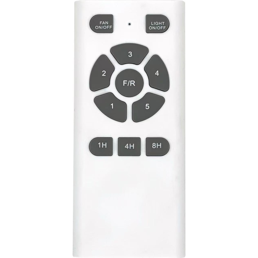 ZEVENTI - LED plafonski ventilator PADUA LED/18W/230V 3000-6000K Wi-Fi Tuya bela/braon + daljinski upravljač