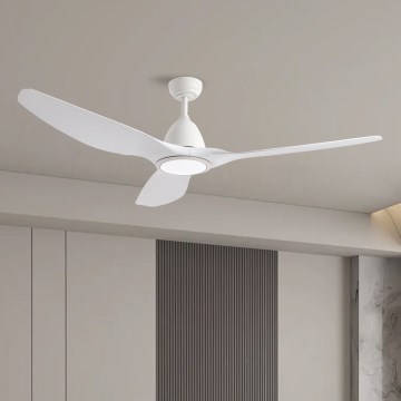 ZEVENTI - LED stropni ventilator URBINO LED/20W/230V 3000/4000/6000K Wi-Fi Tuya beo + daljinski upravljač