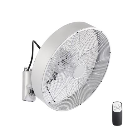 ZEVENTI - Zidni ventilator FANNY 50W/230V mat hrom + daljinski upravljač
