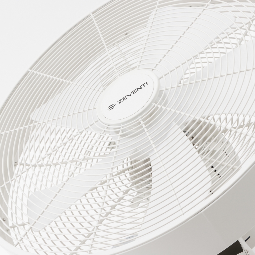 ZEVENTI - Zidni ventilator FREEZE 50W/230V, prečnik 40 cm, beo, sa daljinskim upravljačem