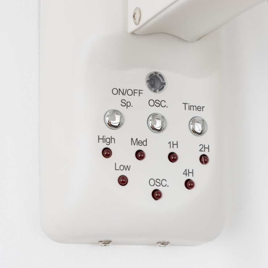 ZEVENTI - Zidni ventilator FREEZE 50W/230V, prečnik 40 cm, beo, sa daljinskim upravljačem