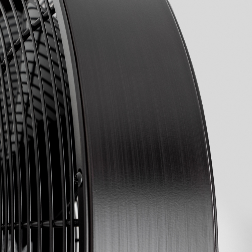 ZEVENTI - Zidni ventilator FREEZE 50W/230V prečnika 40 cm, crni + daljinski upravljač