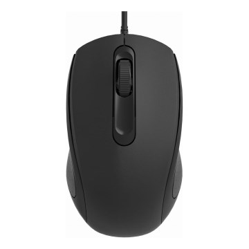 Žični miš 1200 DPI USB-C, crne boje