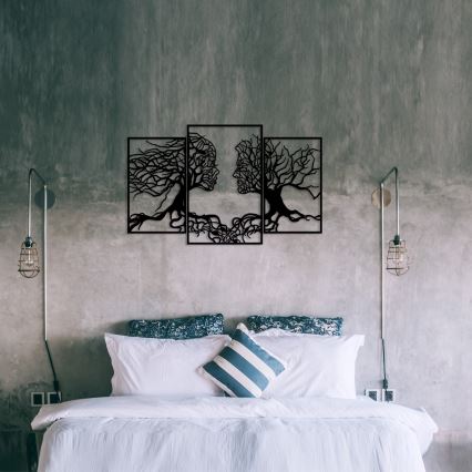 Zidna dekoracija 116x71 cm — Drvo života, metal