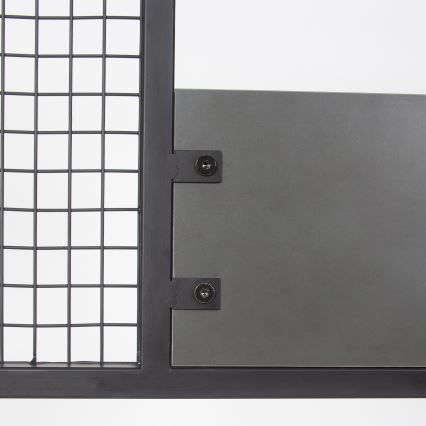 Zidna garnitura za predsoblje NOMAD 182x78 cm crna/antracit