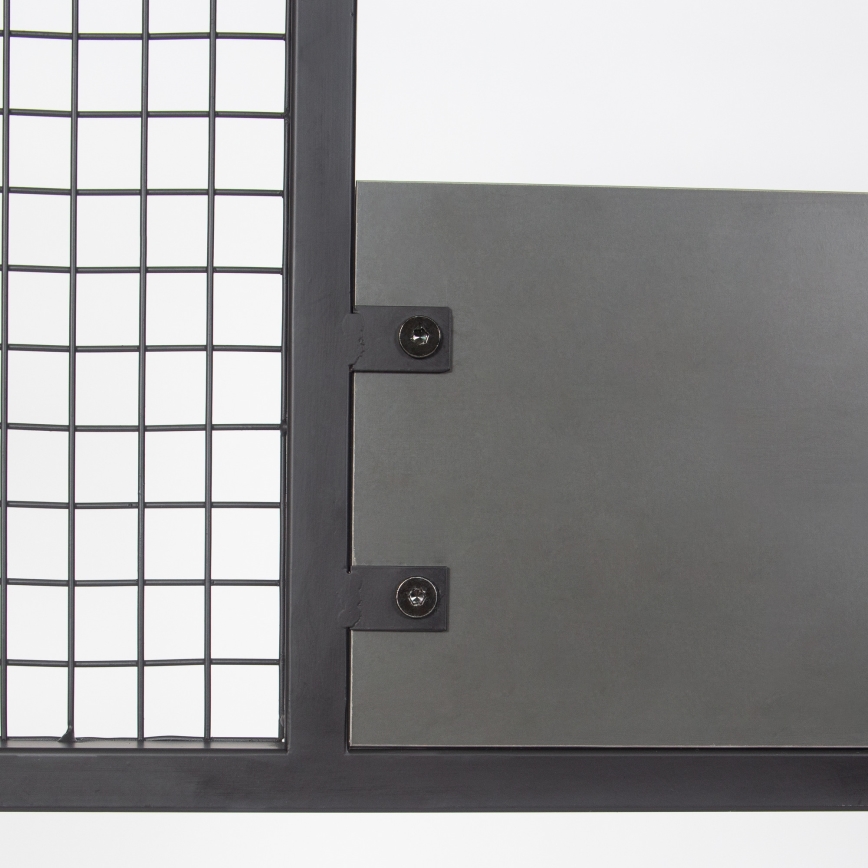 Zidna garnitura za predsoblje NOMAD 182x78 cm crna/antracit