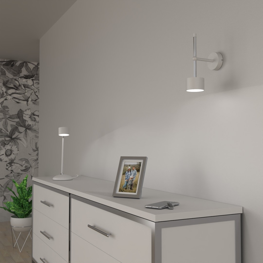 Zidna lampa ARENA 1xGX53/11W/230V bela/sjajni hrom