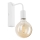 Zidna lampa ASTRID 1xE27/60W/230V bela