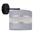 Zidna lampa HELEN 1xE27/15W/230V siva/crna