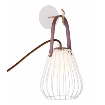 Zidna lampa MEMORY 1xG9/4W/230V bela/braon