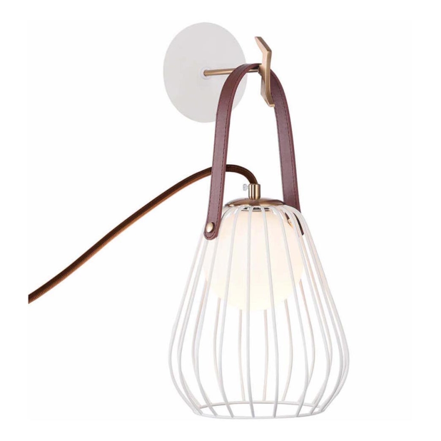 Zidna lampa MEMORY 1xG9/4W/230V bela/braon