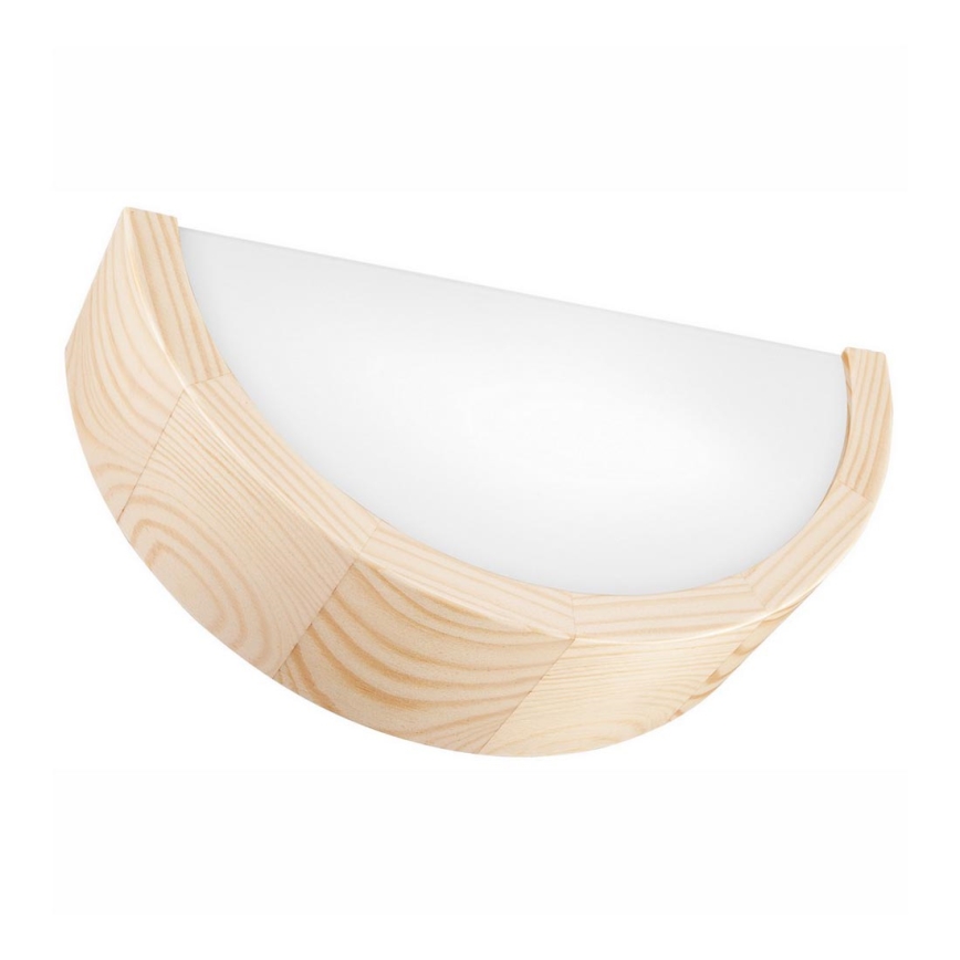 Zidna lampa NATURAL 1xE27/60W/230V, od bora