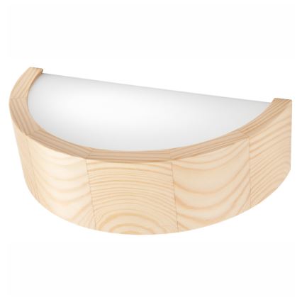 Zidna lampa NATURAL 1xE27/60W/230V, od bora