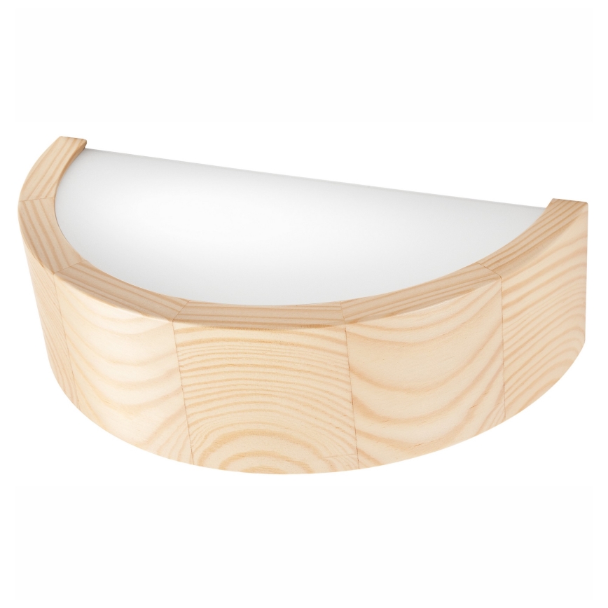 Zidna lampa NATURAL 1xE27/60W/230V, od bora