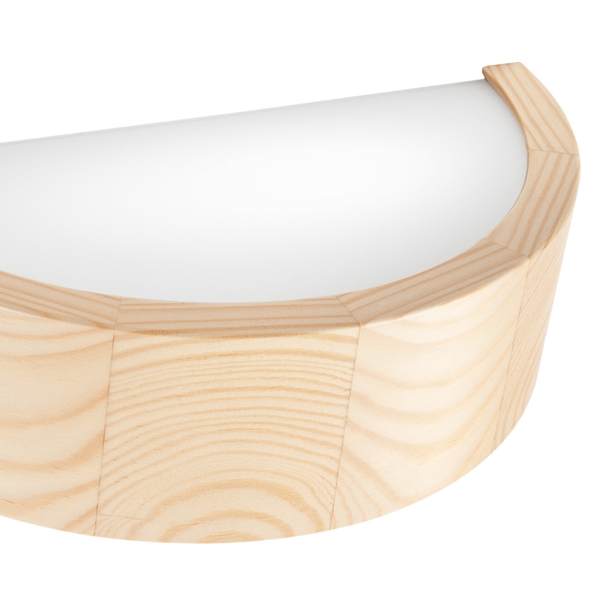 Zidna lampa NATURAL 1xE27/60W/230V, od bora