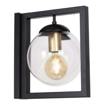 Zidna lampa REY 1xE27/7W/230V crno