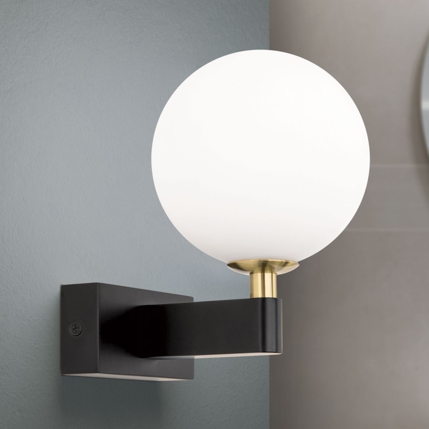 Zidna lampa za kupatilo MARA 1xG9/20W/230V IP44 crno