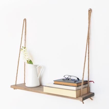 Zidna polica 13x60 cm od smreke