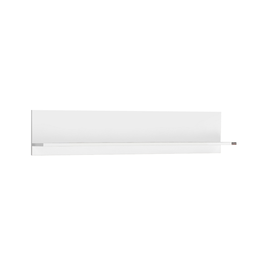 Zidna polica 25x120 cm bela