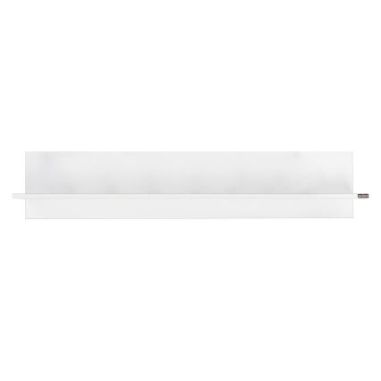 Zidna polica 25x120 cm bela
