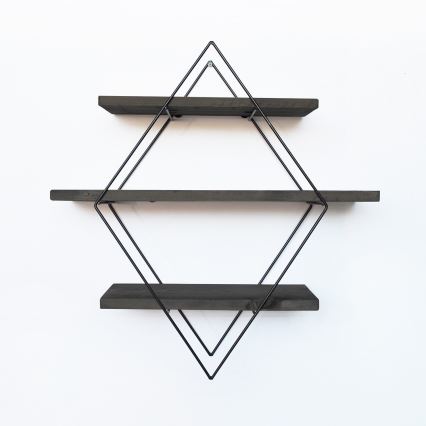 Zidna polica 60x60 cm od smreke