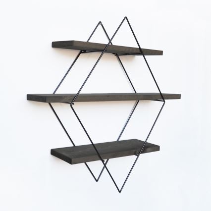 Zidna polica 60x60 cm od smreke