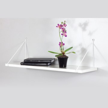 Zidna polica ARMONI 20x72 cm bela