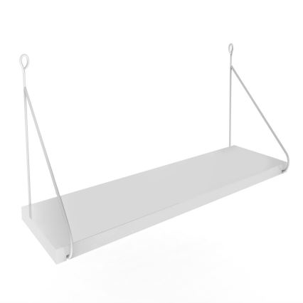 Zidna polica ARMONI 20x72 cm bela