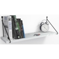 Zidna polica ARMONI 20x72 cm bela