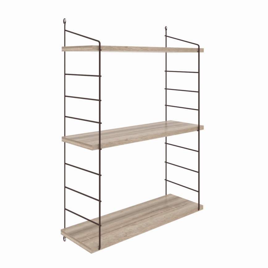 Zidna polica ARMONI 85x72 cm braon