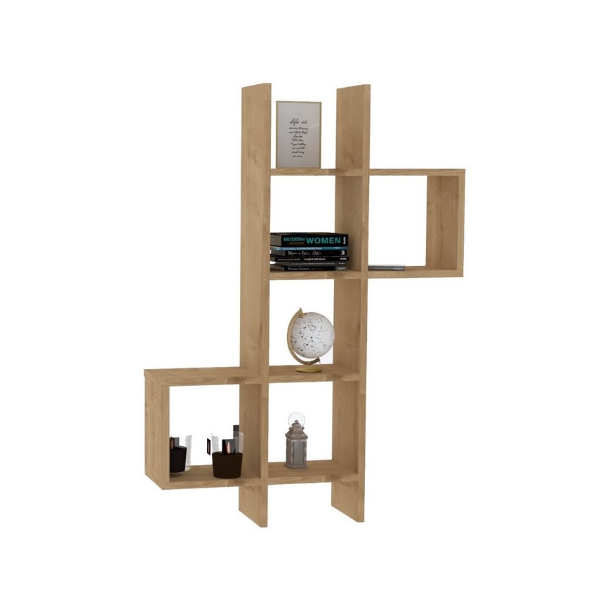 Zidna polica KENO 125x79 cm, braon