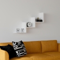 Zidna polica MIST 60x90 cm bela