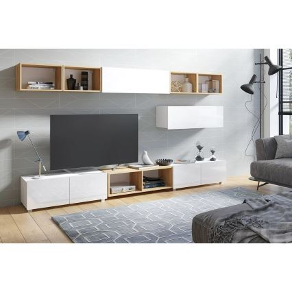 Zidna polica PAVO 32,5x50 cm zlatni hrast