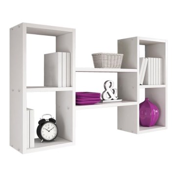 Zidna polica TRIO 60x102 cm bela