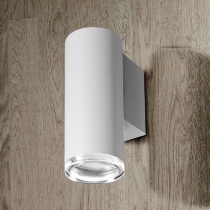 Zidna reflektorska lampa za kupatilo TURYN 1xGU10/10W/230V IP44 bela