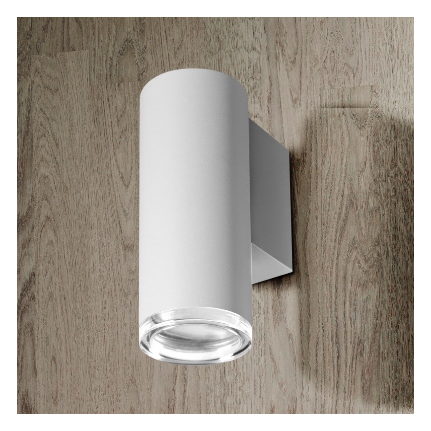 Zidna reflektorska lampa za kupatilo TURYN 1xGU10/10W/230V IP44 bela