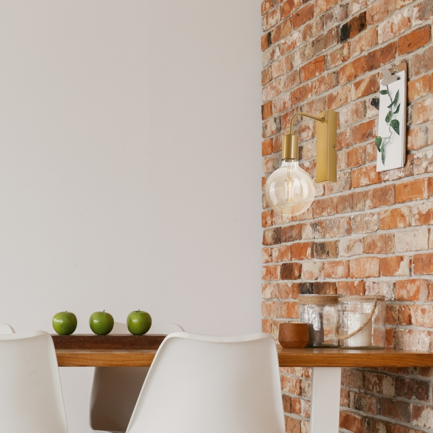 Zidna svetiljka ASTRID 1xE27/60W/230V zlatna