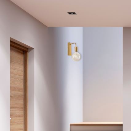 Zidna svetiljka ASTRID 1xE27/60W/230V zlatna