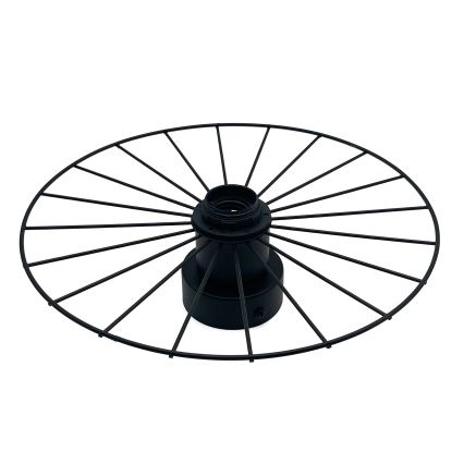 Zidna svetiljka MONTANA 1xE27/15W/230V prečnik 30 cm crna